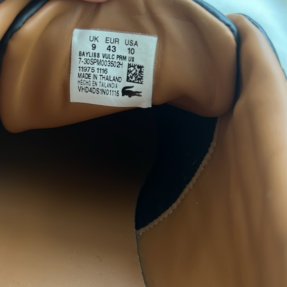 Lacoste sneakers men’s 10 - Picture 4 of 4